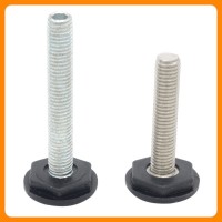 Metal thread adjustable furniture feet,Furniture leveler foot